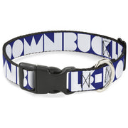 Plastic Clip Collar - BUCKLE-DOWN Shapes Blue/White Plastic Clip Collars Buckle-Down
