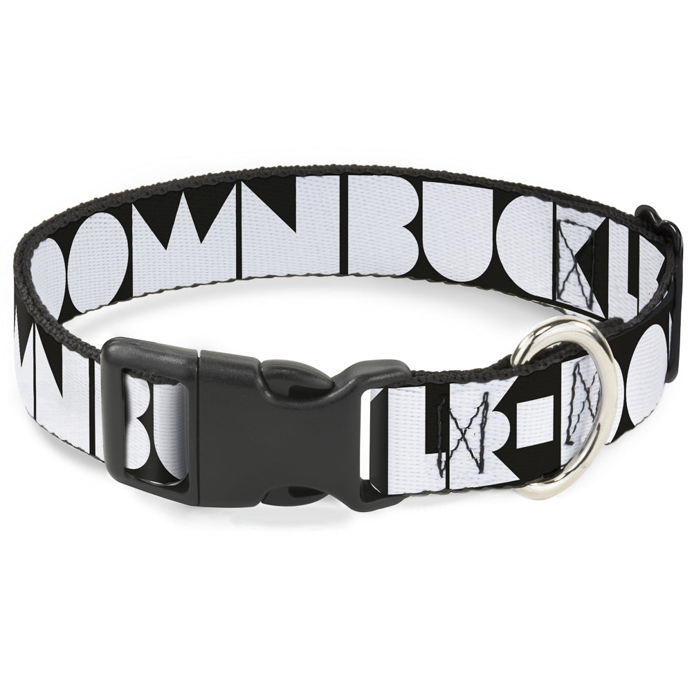 Plastic Clip Collar - BUCKLE-DOWN Shapes Black/White Plastic Clip Collars Buckle-Down