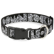 Plastic Clip Collar - BUCKLE-DOWN Shapes Black/Camo White/Black Plastic Clip Collars Buckle-Down