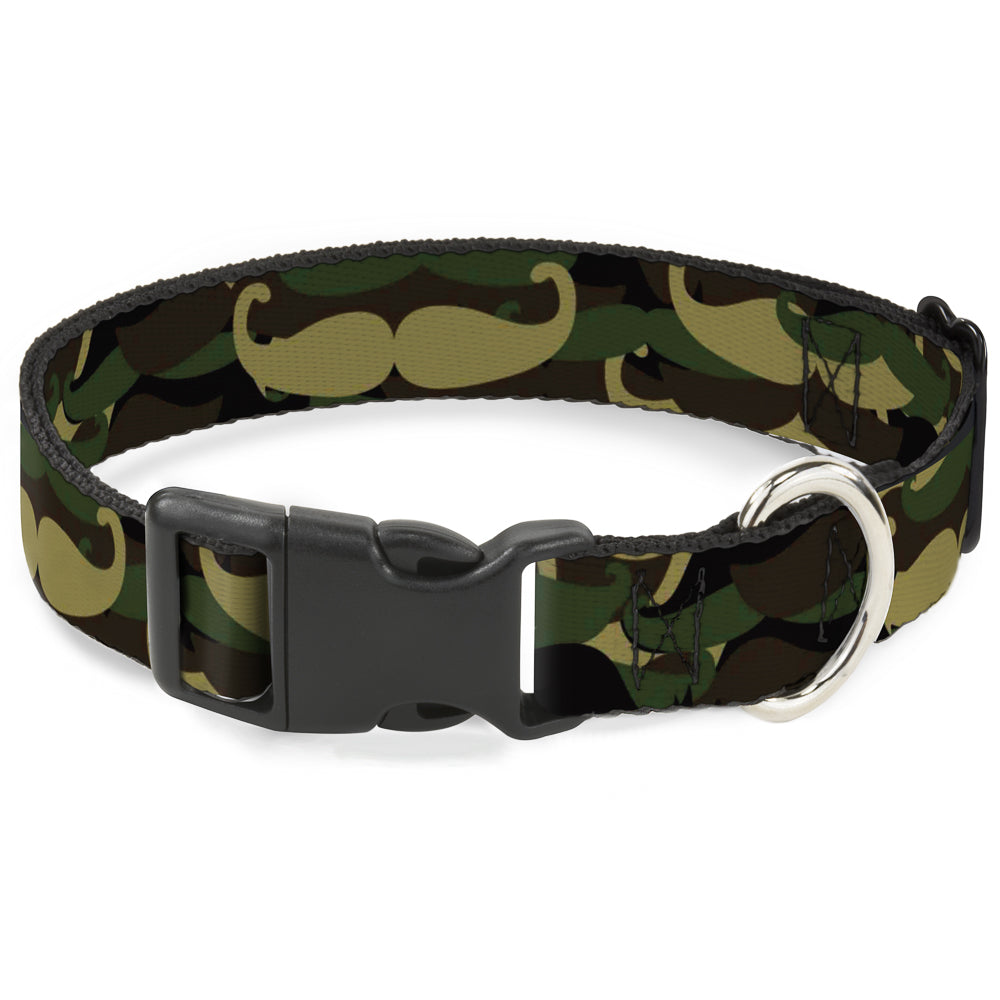 Plastic Clip Collar - Camo'stache Plastic Clip Collars Buckle-Down