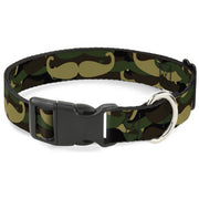 Plastic Clip Collar - Camo'stache Plastic Clip Collars Buckle-Down