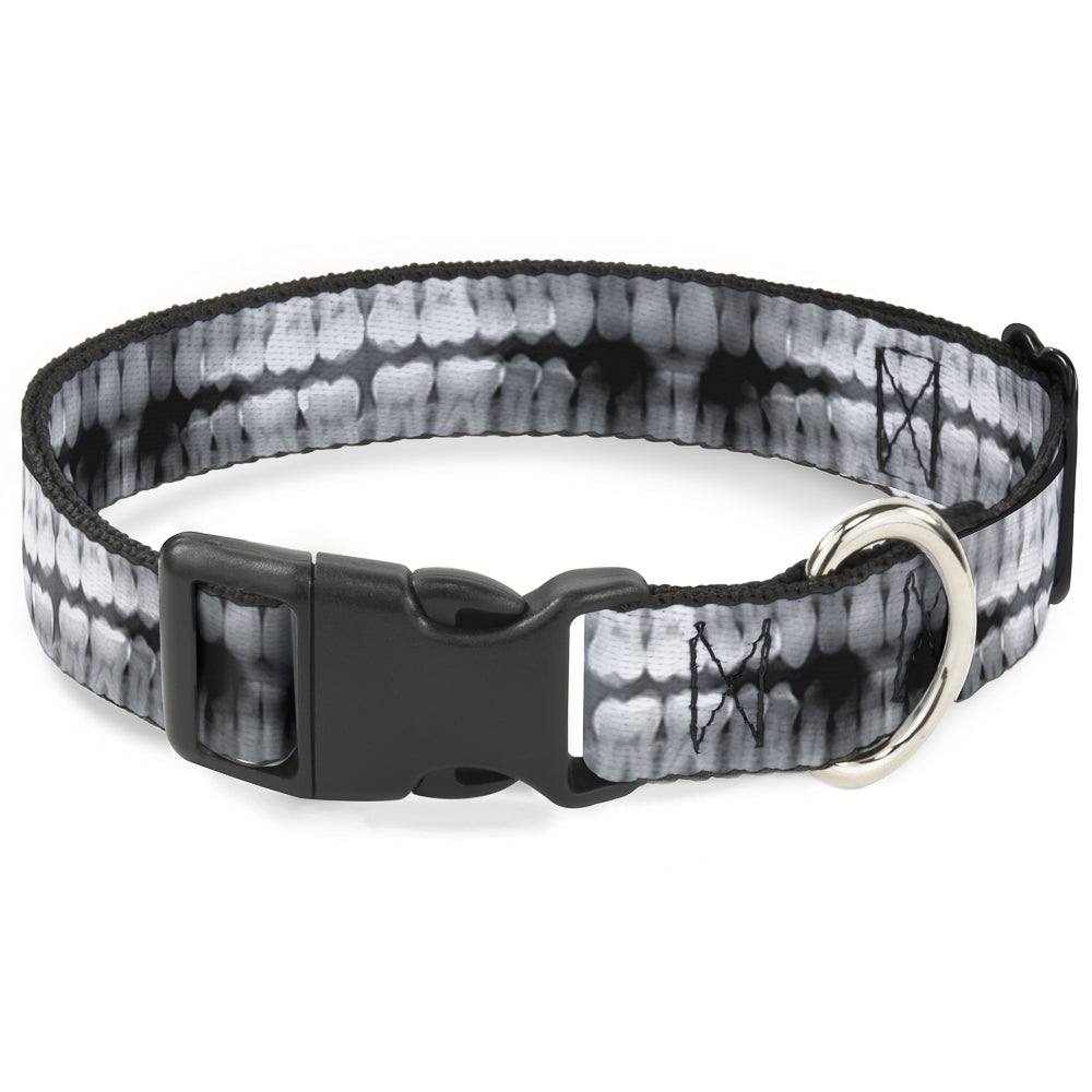 Plastic Clip Collar - Dental X-Rays Black/White Plastic Clip Collars Buckle-Down