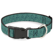Plastic Clip Collar - Ditsy Floral Teal/Light Teal/Teal Plastic Clip Collars Buckle-Down