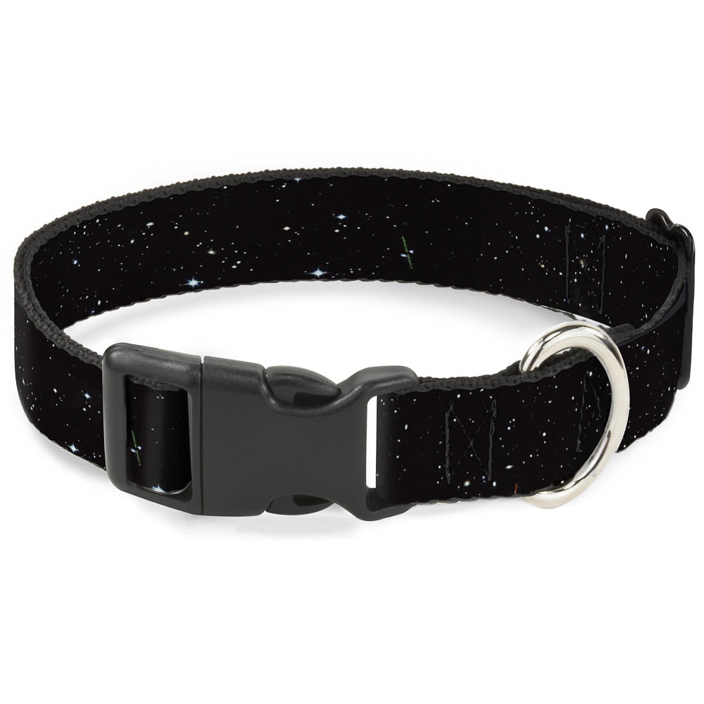 Plastic Clip Collar - Deep Space2 Black/White Plastic Clip Collars Buckle-Down