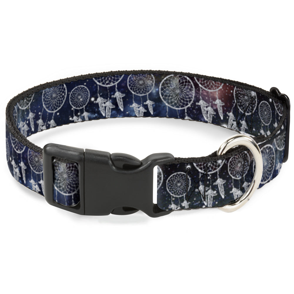 Plastic Clip Collar - Dream Catcher Galaxy/White Plastic Clip Collars Buckle-Down