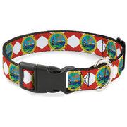 Plastic Clip Collar - Florida Flag Continuous Plastic Clip Collars Buckle-Down