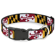 Plastic Clip Collar - Maryland Flags Plastic Clip Collars Buckle-Down