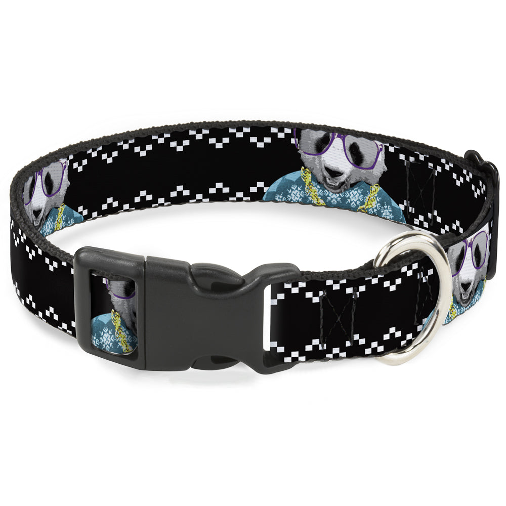 Plastic Clip Collar - Panda Bling Plastic Clip Collars Buckle-Down