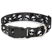 Plastic Clip Collar - Panda w/Sunglasses & Palm Trees Plastic Clip Collars Buckle-Down