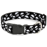 Plastic Clip Collar - Multi Panda w/Sunglasses Black/White Plastic Clip Collars Buckle-Down