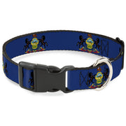 Plastic Clip Collar - Pennsylvania Flag Plastic Clip Collars Buckle-Down