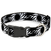 Plastic Clip Collar - Pinwheel Black/White Plastic Clip Collars Buckle-Down