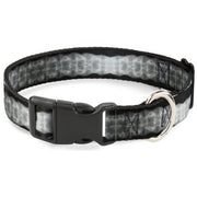 Plastic Clip Collar - Spinal X-Ray Black/White Plastic Clip Collars Buckle-Down