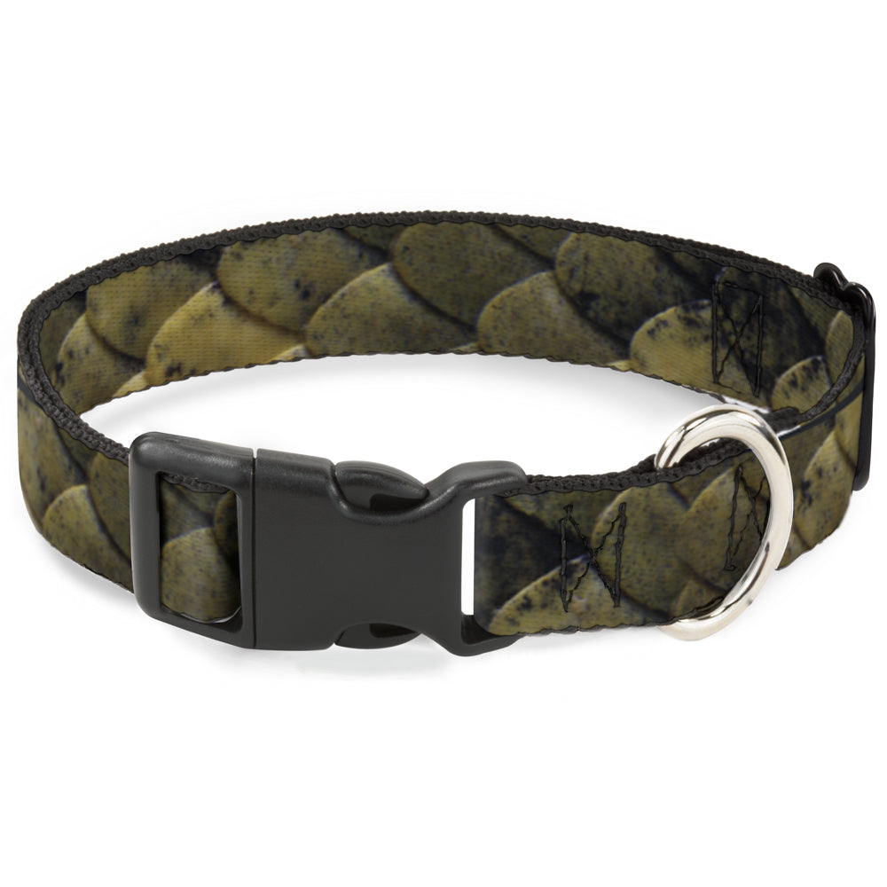 Plastic Clip Collar - Snake Skin CLOSE-UP Plastic Clip Collars Buckle-Down