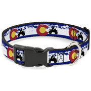 Plastic Clip Collar - Colorado/ATV Rider/Mountains Plastic Clip Collars Buckle-Down
