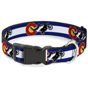 Plastic Clip Collar - Colorado/Freestyle Motocross Superman Plastic Clip Collars Buckle-Down