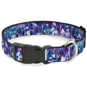 Plastic Clip Collar - Crystals2 Blues/Purples Plastic Clip Collars Buckle-Down