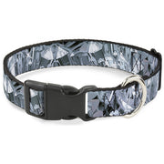 Plastic Clip Collar - Crystals3 Clear Plastic Clip Collars Buckle-Down