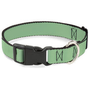 Plastic Clip Collar - Solid Rainforest Green Plastic Clip Collars Buckle-Down