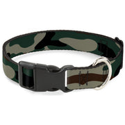 Plastic Clip Collar - Camo Olive3 Plastic Clip Collars Buckle-Down