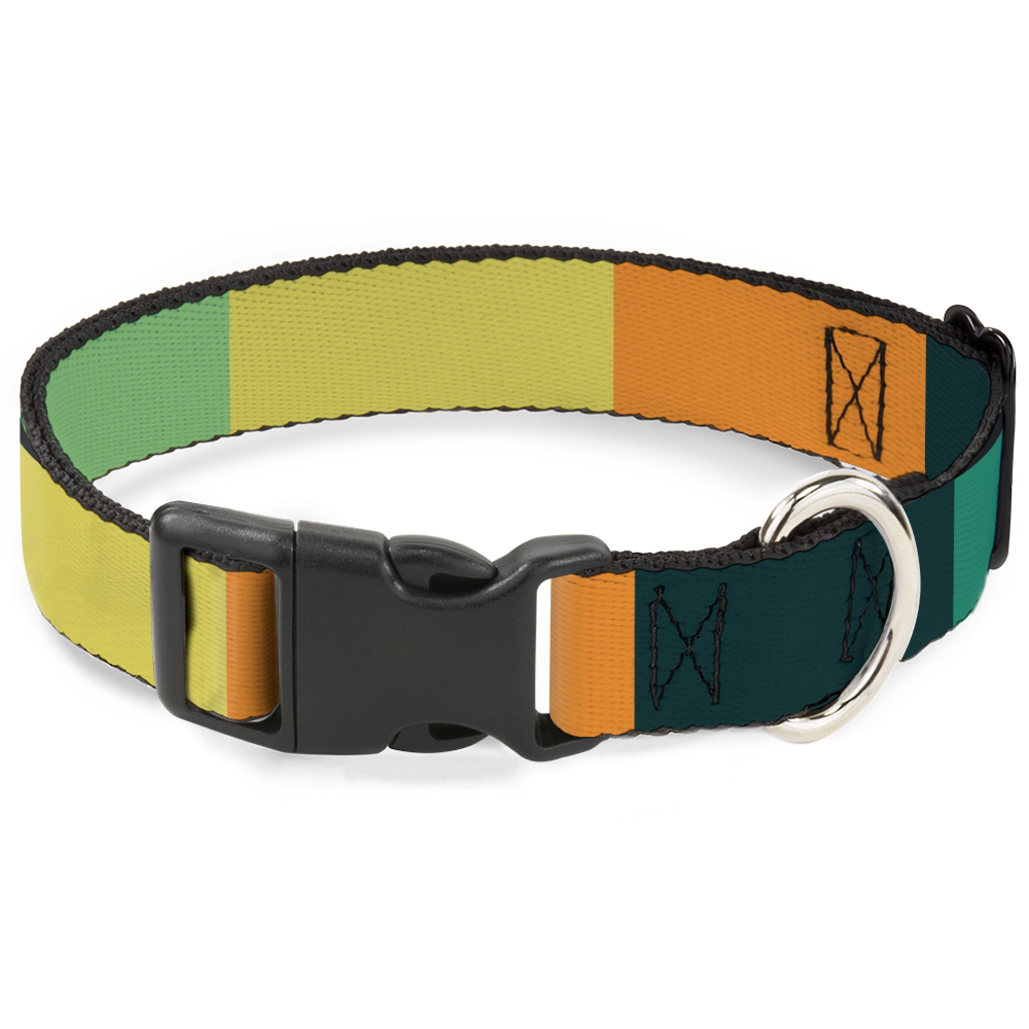 Plastic Clip Collar - Summer Essentials Color Block 1 Plastic Clip Collars Buckle-Down