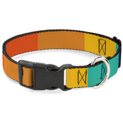 Plastic Clip Collar - Summer Essentials Color Block 2 Plastic Clip Collars Buckle-Down