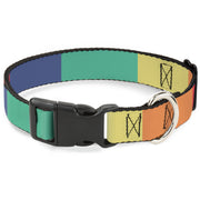 Plastic Clip Collar - Summer Essentials Color Block 3 Plastic Clip Collars Buckle-Down