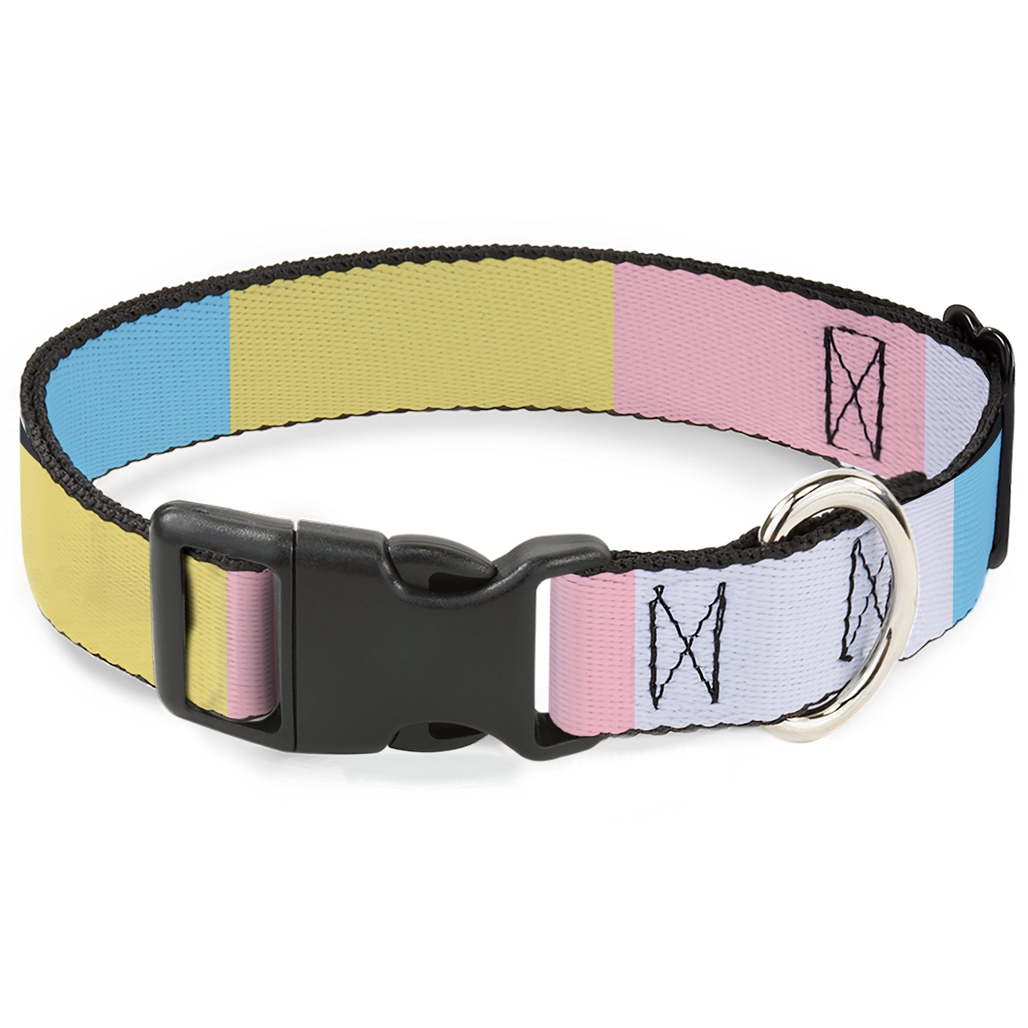 Plastic Clip Collar - Summer Essentials Color Block 6 Plastic Clip Collars Buckle-Down
