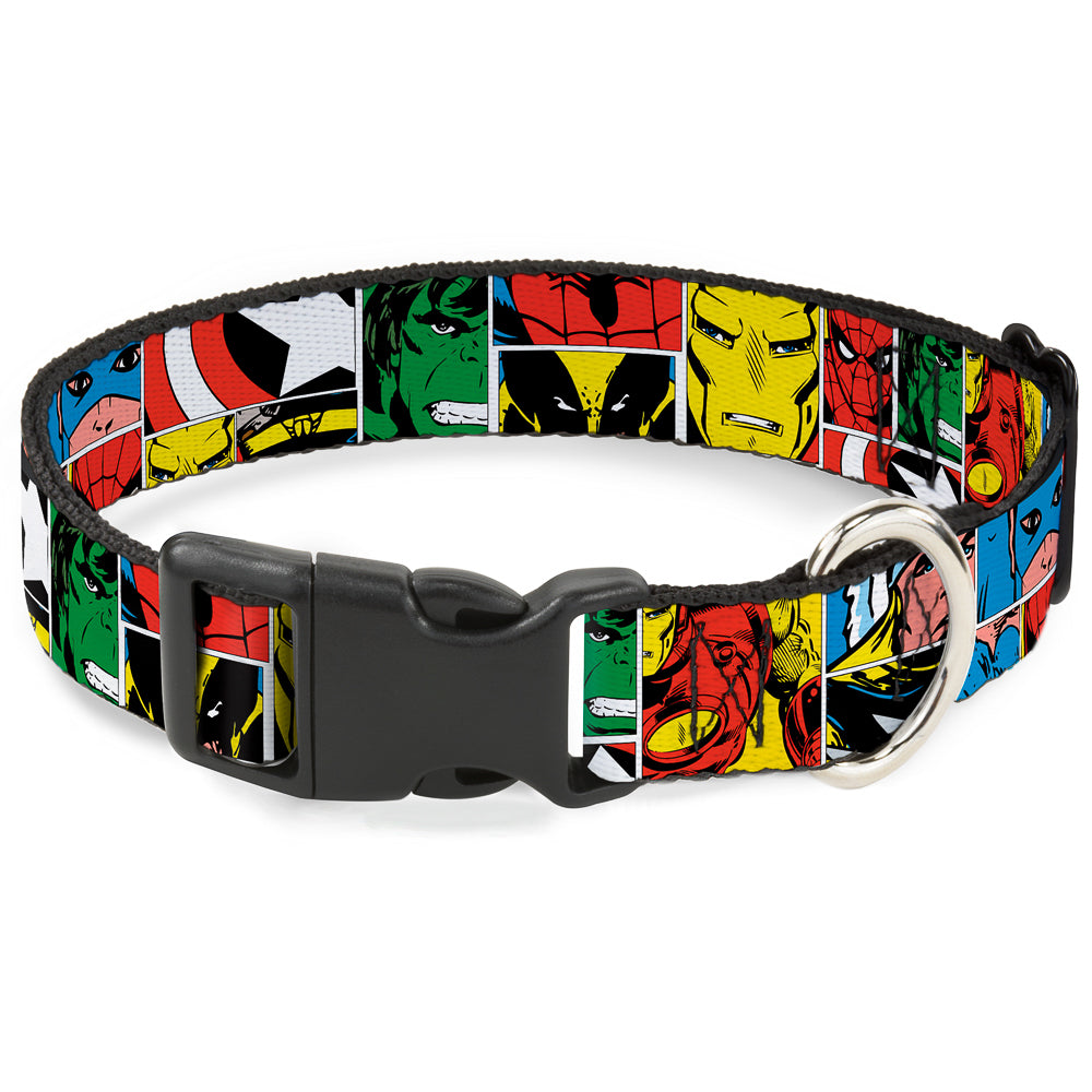 Plastic Clip Collar - Marvel Superhero Comic Blocks Plastic Clip Collars Marvel Comics