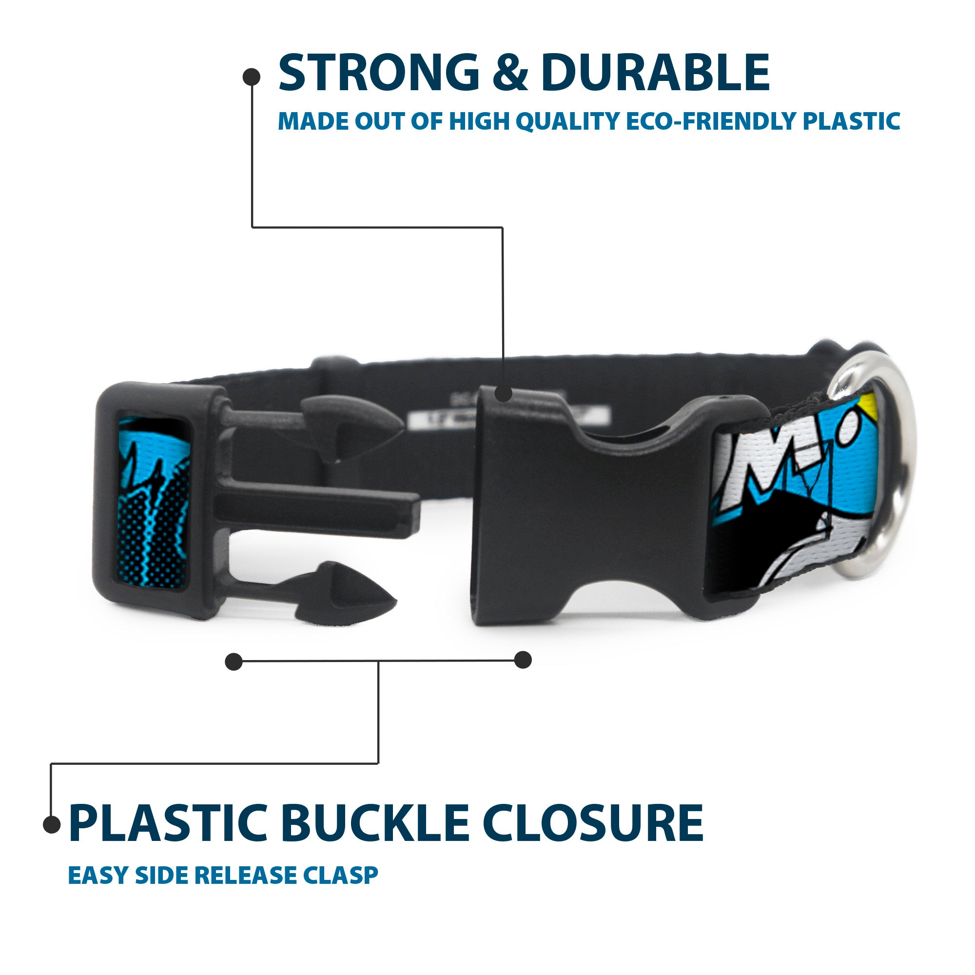 Plastic Clip Collar - Batman Scene1 Plastic Clip Collars DC Comics