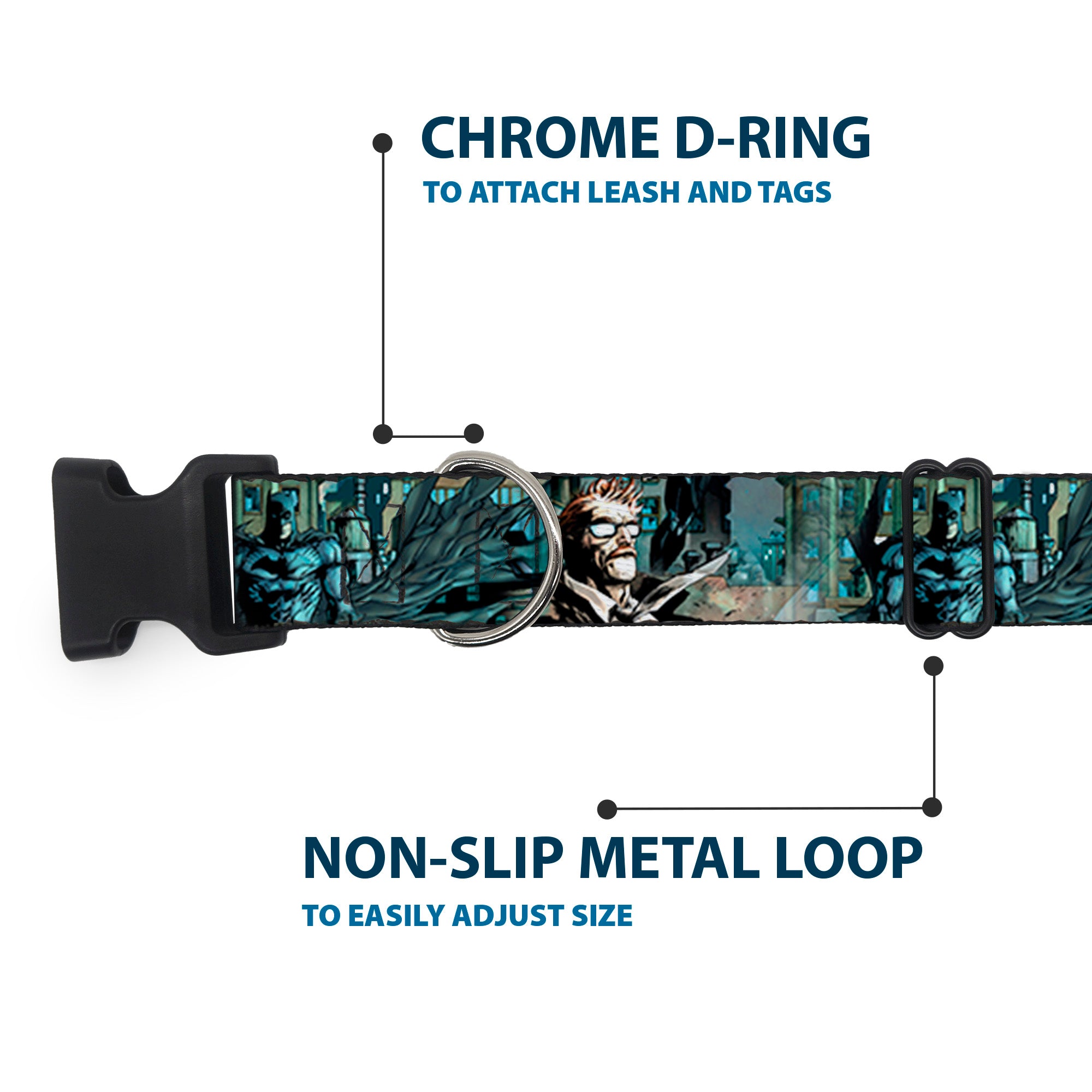Plastic Clip Collar - The New 52 Detective Comics Issue #1 Batman & James Gordon Scene Plastic Clip Collars DC Comics