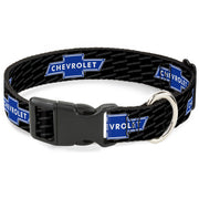 Plastic Clip Collar - Chevy Bowtie REPEAT w/Text Plastic Clip Collars GM General Motors