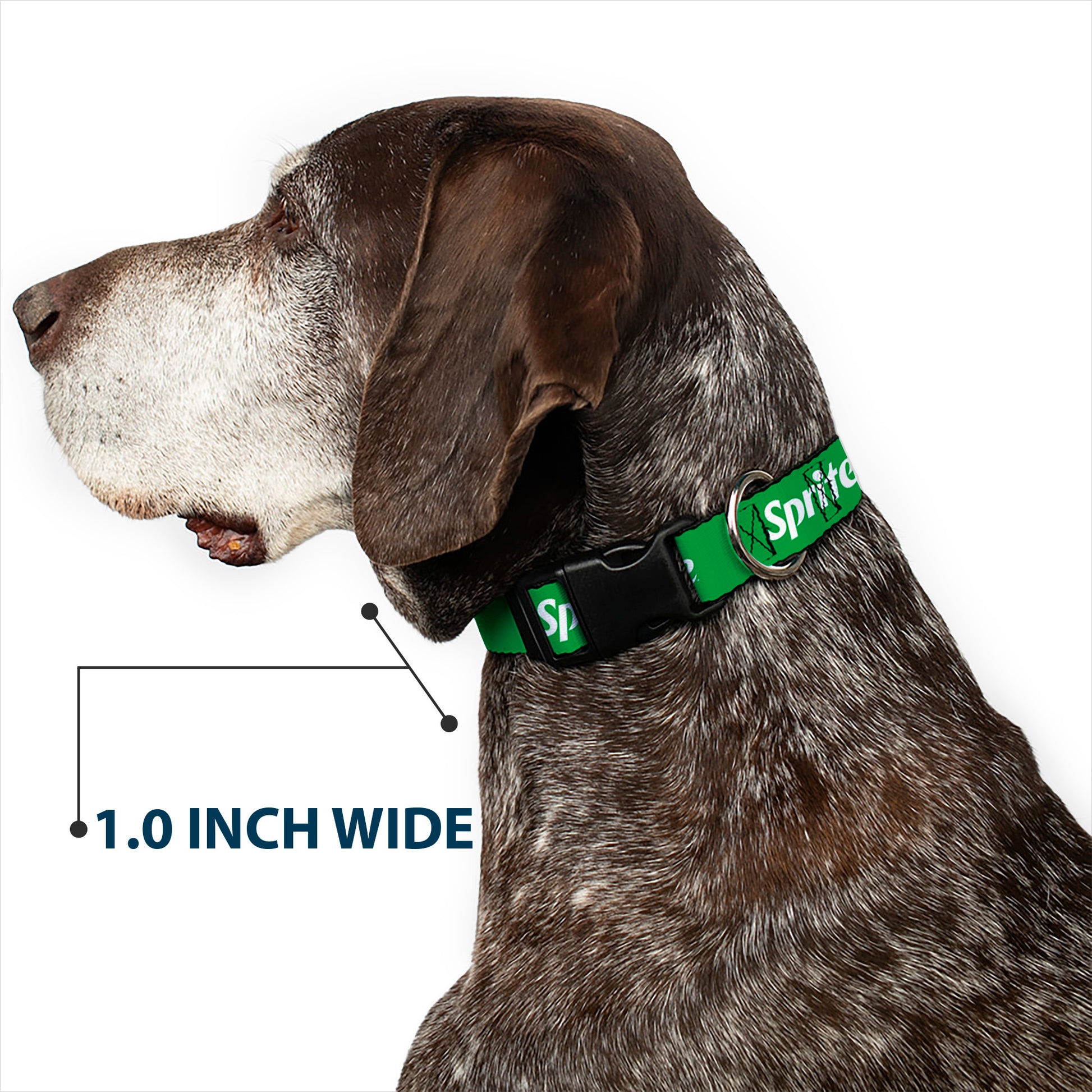 Plastic Clip Collar - SPRITE Logo Green/White Plastic Clip Collars Coca-Cola