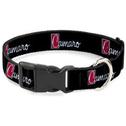 Plastic Clip Collar - 1972 CAMARO Script Emblem Black/Silver/Reds Plastic Clip Collars GM General Motors