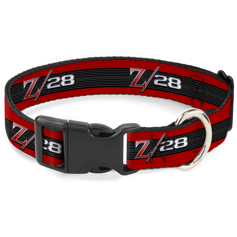 Plastic Clip Collar - 1969 Camaro Z/28 Emblem/Stripe Red/Black/Gray/Silver Plastic Clip Collars GM General Motors