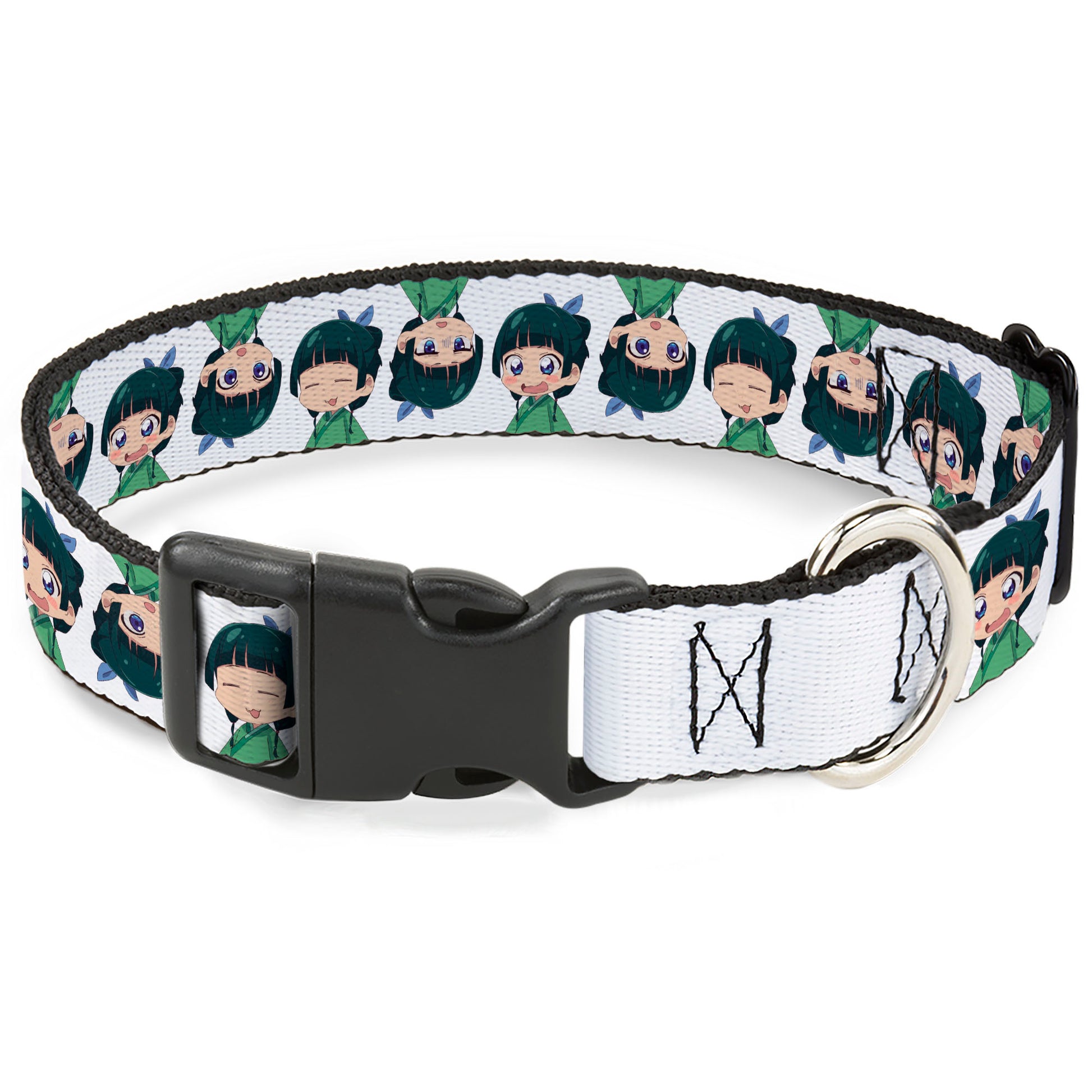 Plastic Clip Collar - The Apothecary Diaries Chibi Maomao Expressions Flip White Plastic Clip Collars The Apothecary Diaries