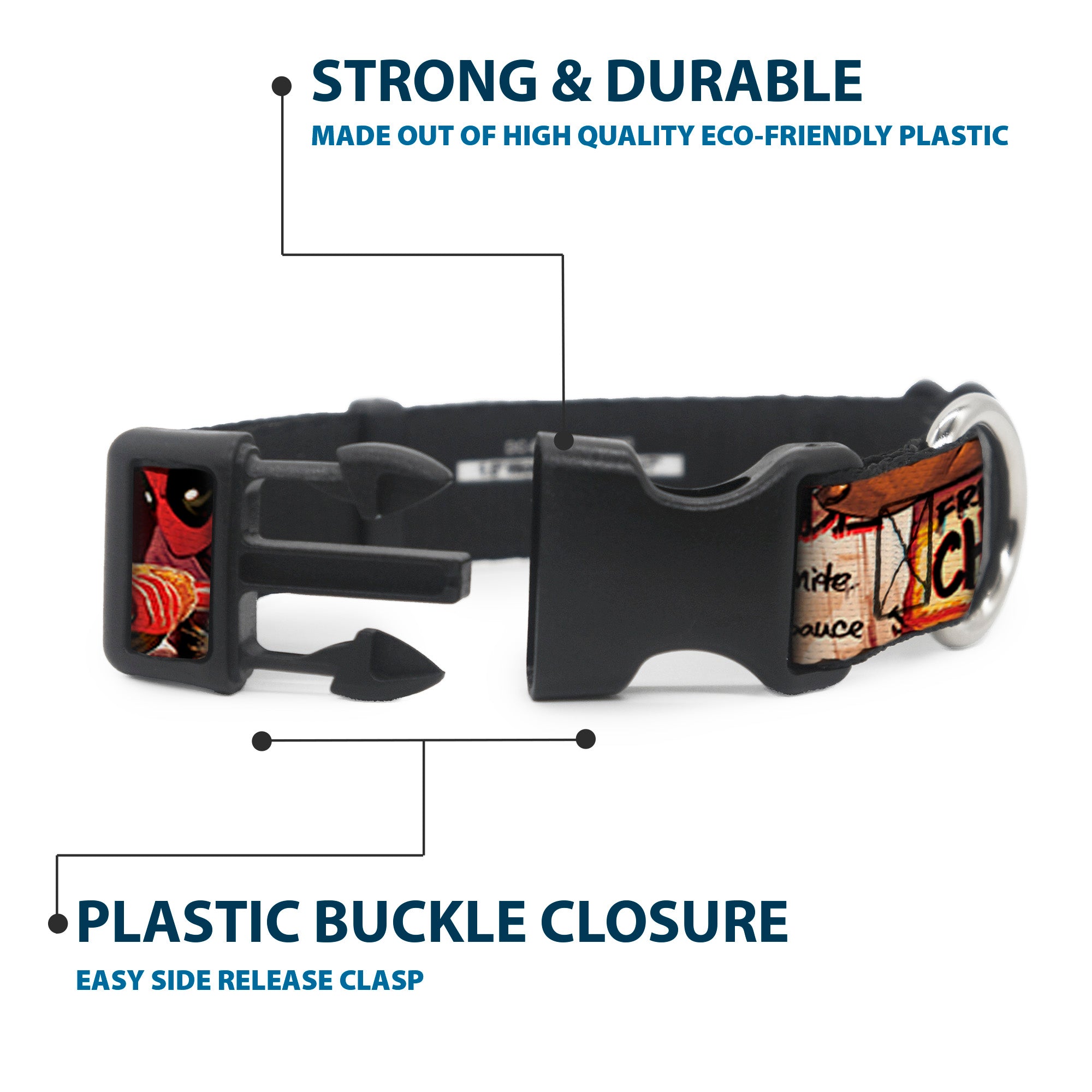 Plastic Clip Collar - Deadpool Kills Deadpool #2 Cover Dynamite Chimichanga Plastic Clip Collars Marvel Comics