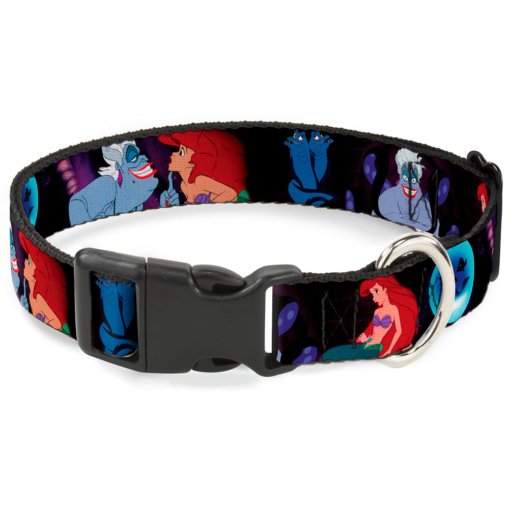 Plastic Clip Collar - The Little Mermaid Ariel & Ursula Scenes Plastic Clip Collars Disney