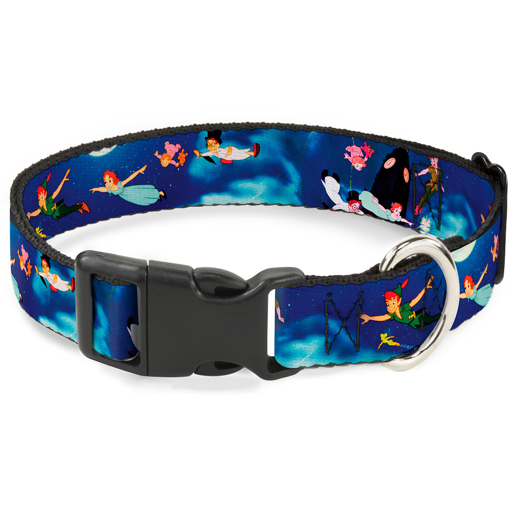 Plastic Clip Collar - Peter Pan Flying Scene Plastic Clip Collars Disney