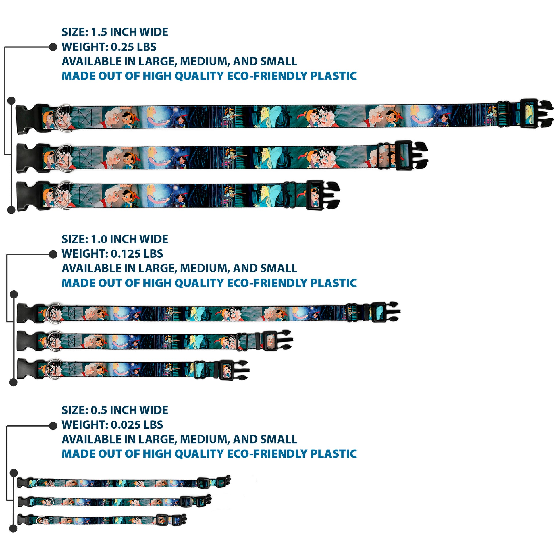 Plastic Clip Collar - PINOCCHIO/Jiminy Cricket Workshop Tools Plastic Clip Collars Disney