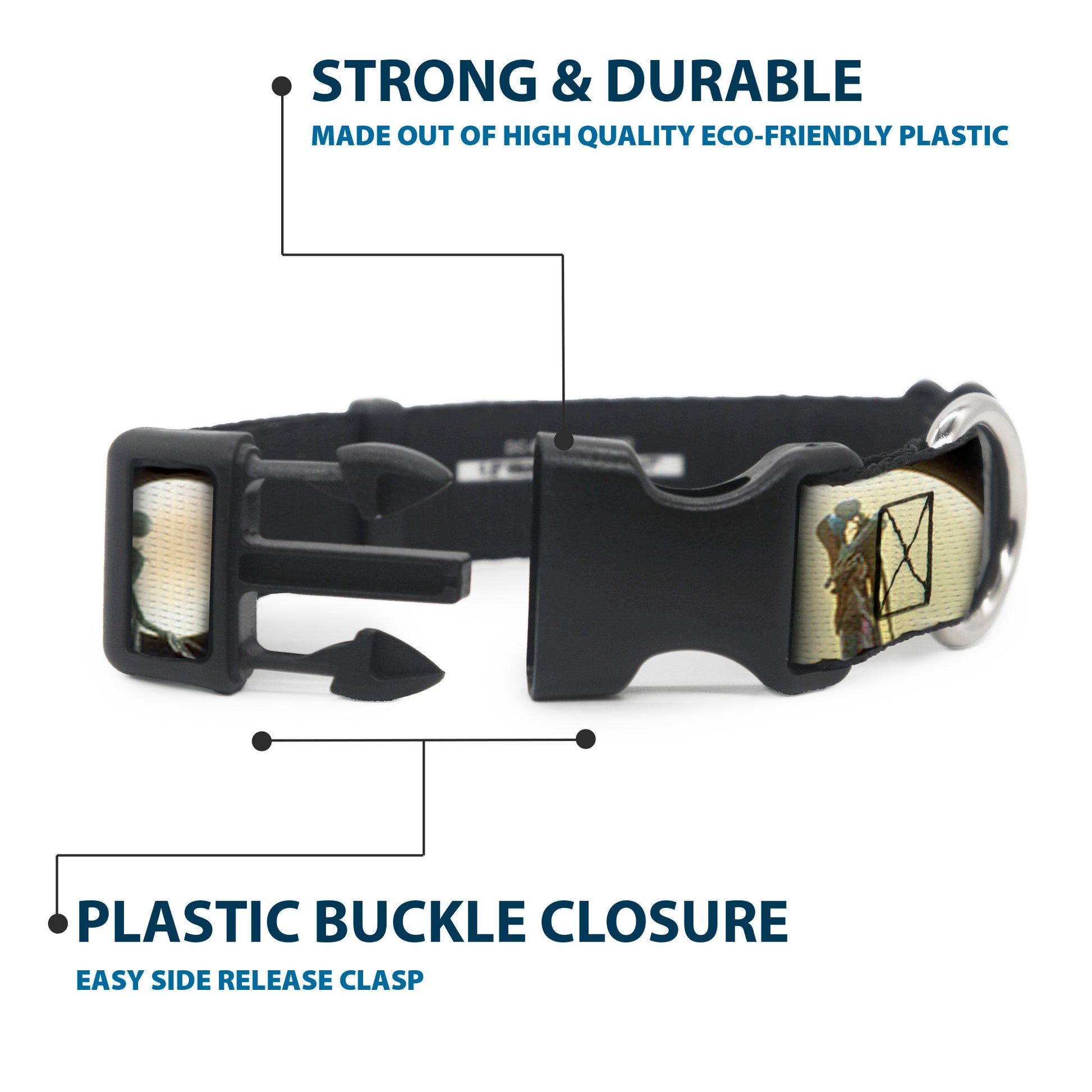 Plastic Clip Collar - NBC Jack & Sally Moon Scenes Plastic Clip Collars Disney