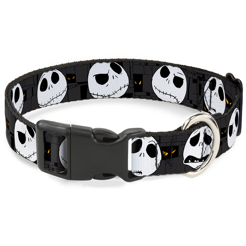 Plastic Clip Collar - Nightmare Before Christmas Jack Expressions Gray Plastic Clip Collars Disney