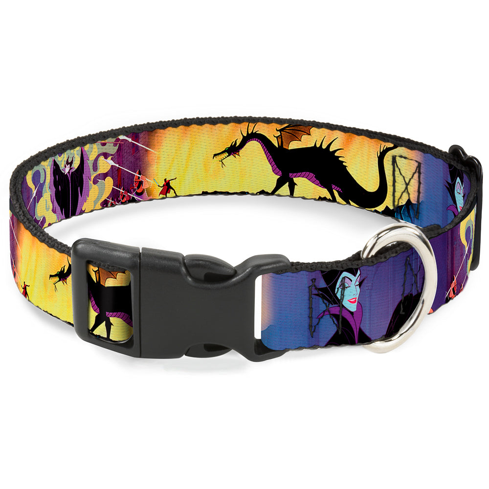Plastic Clip Collar - Maleficent Poses Plastic Clip Collars Disney