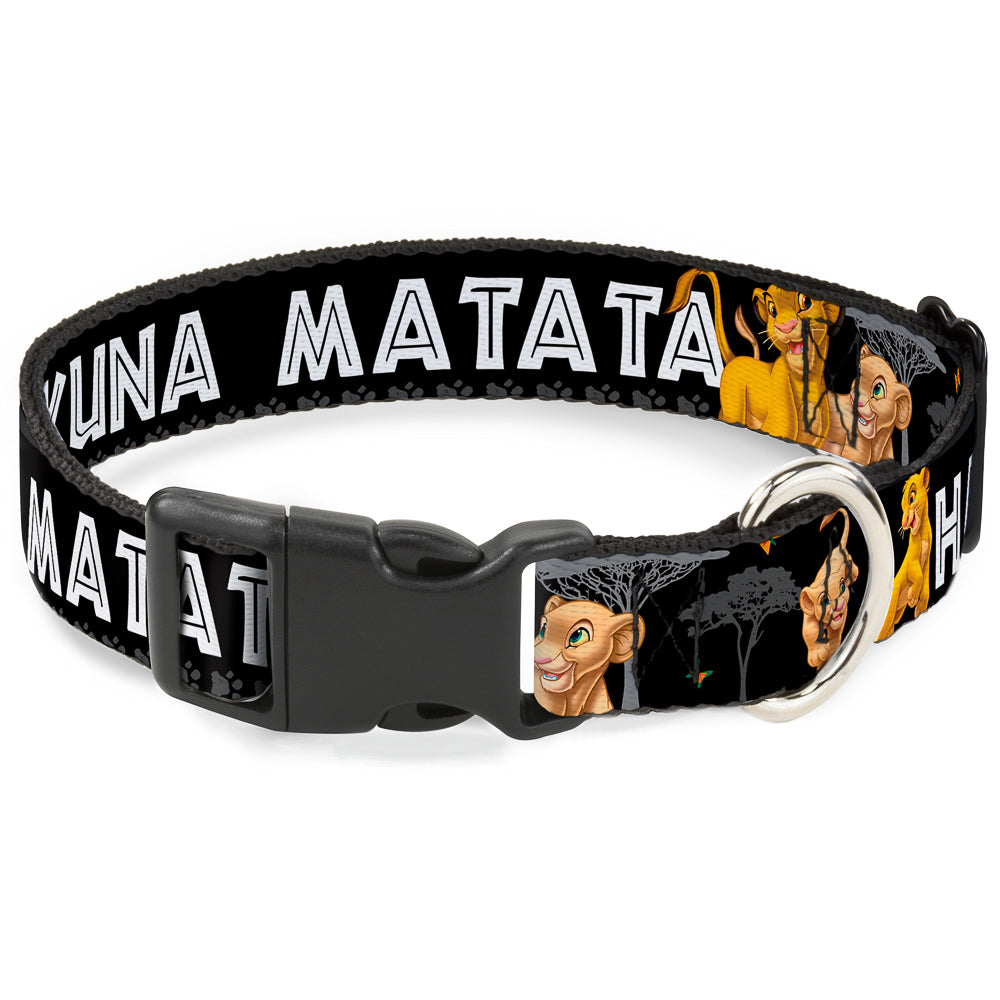 Plastic Clip Collar - Lion King Simba & Nala HAKUNA MATATA Plastic Clip Collars Disney