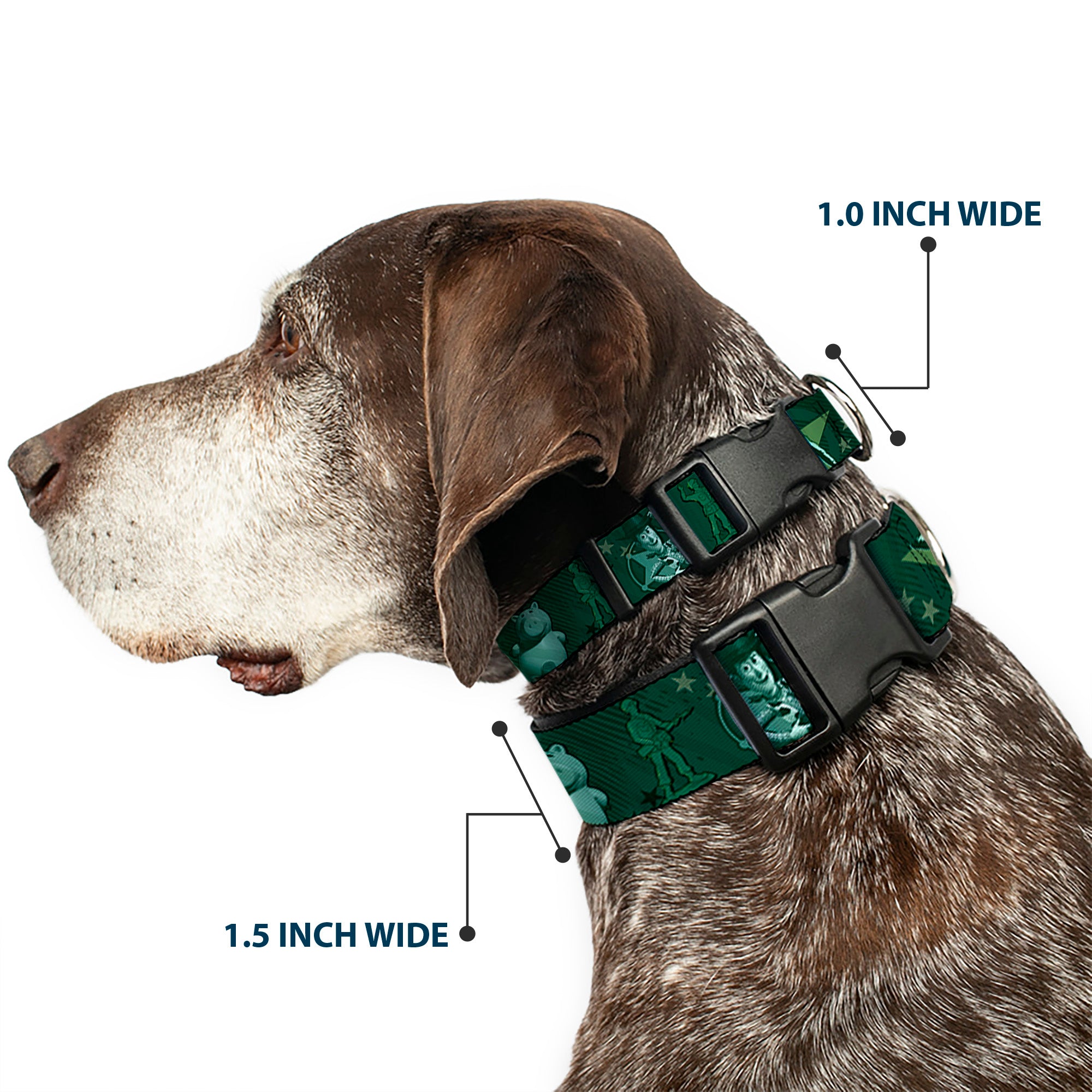 Plastic Clip Collar - Woody & Friends KEEP CALM & REACH FOR THE SKY Blues Plastic Clip Collars Disney