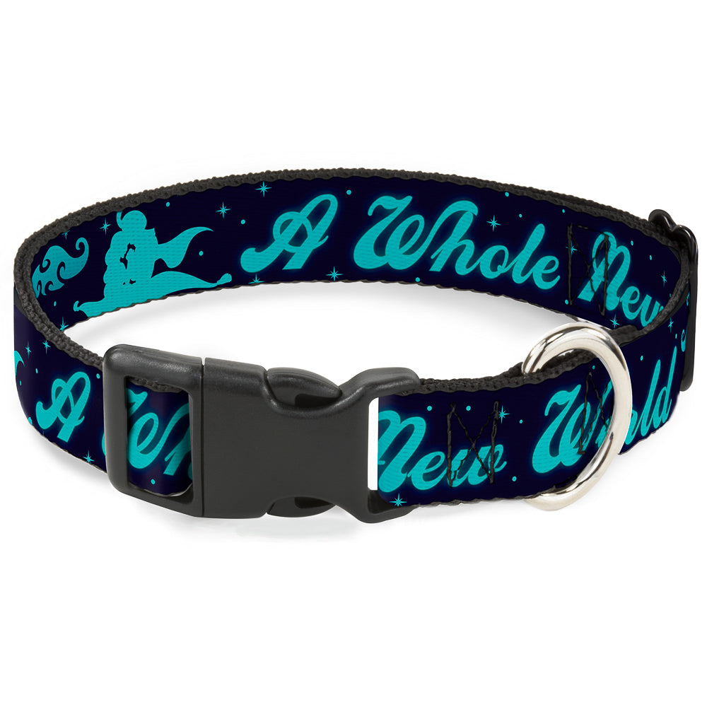 Plastic Clip Collar - Aladdin & Jasmine Silhouette A WHOLE NEW WORLD Plastic Clip Collars Disney