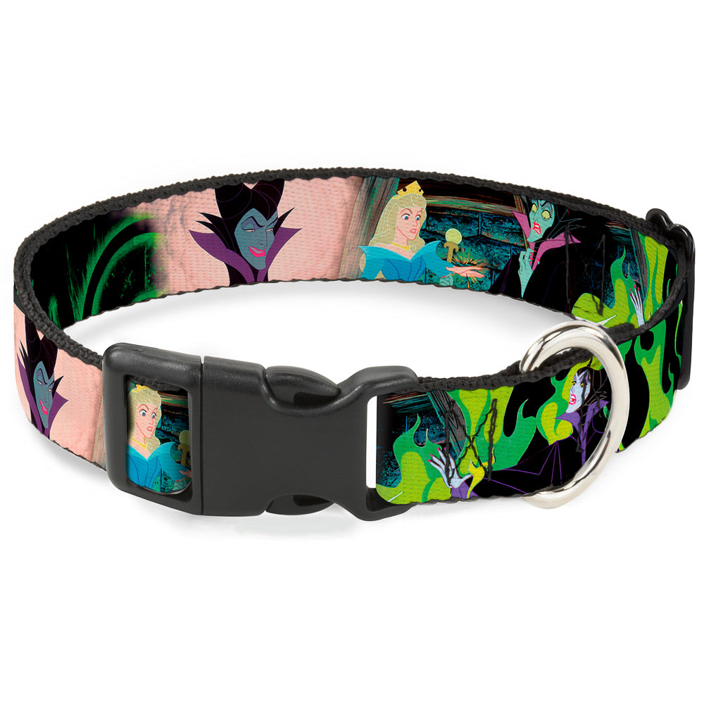 Plastic Clip Collar - Princess Aurora & Maleficent Scenes Plastic Clip Collars Disney