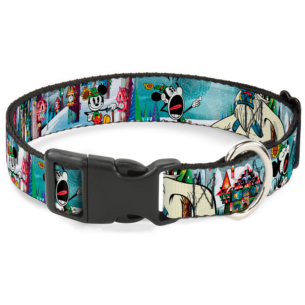 Plastic Clip Collar - Mickey & Minnie Yodelberg Scenes Plastic Clip Collars Disney