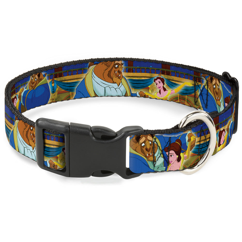 Plastic Clip Collar - Beast & Belle Ball Scene Poses Plastic Clip Collars Disney