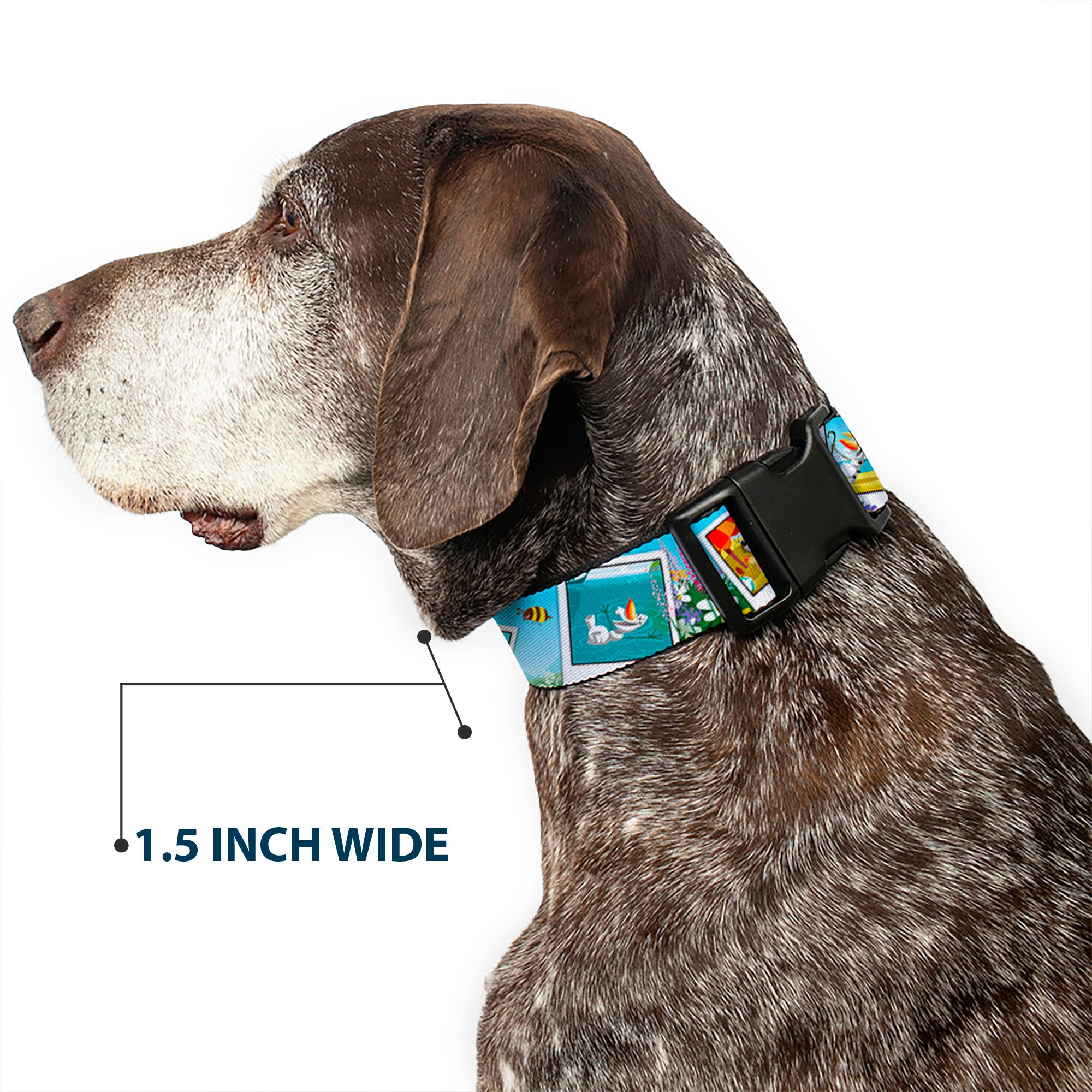 Plastic Clip Collar - Olaf Summertime Snapshots Plastic Clip Collars Disney